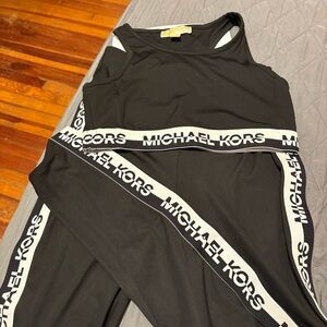 Michael Kors Black Active Two-Piece Set
